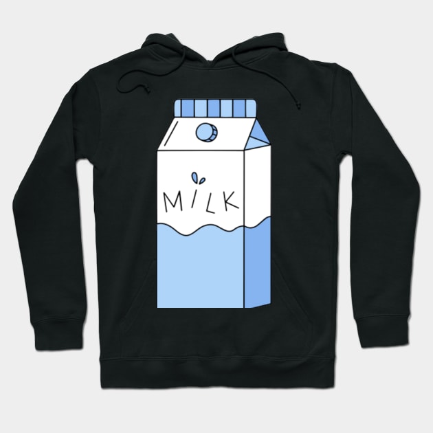 Milk Hoodie by Nahlaborne